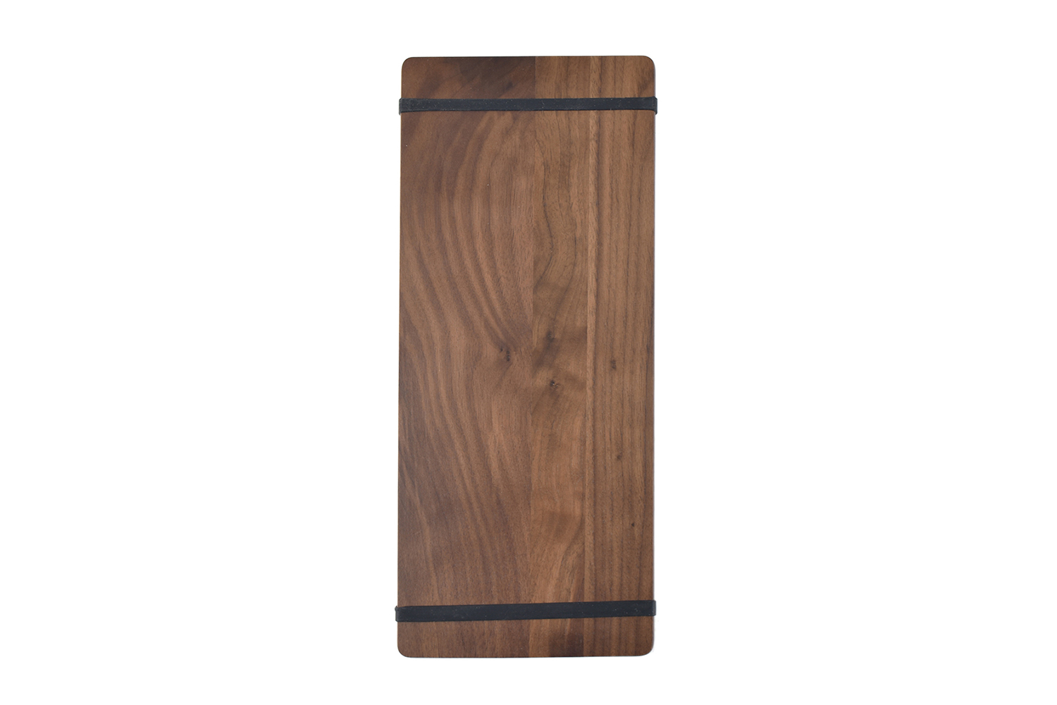 Solid Walnut Check Presenter with 1 Latex Free Rubber Band